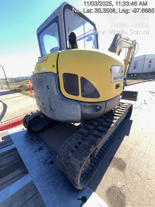 2018 Wacker Neuson EZ53 Wacker Neuson EZ53 12K Excavator, TRK,LGD,CAB,PC, Manual QC, Hydraulic Thumb, Buckets: 24", 18 12"