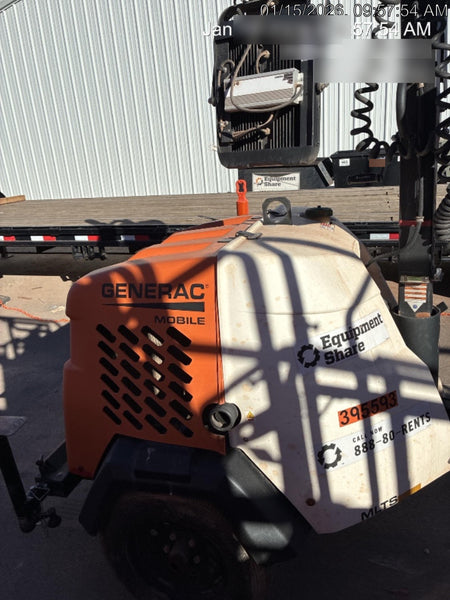 2024 Generac MLT2 Diesel, Flex Switch 120V Input, Powerzone Controller, 
(4) 320W LED Lights, 4kW Generator, 39.9 Gal Fuel Tank, 2" Ball, T3