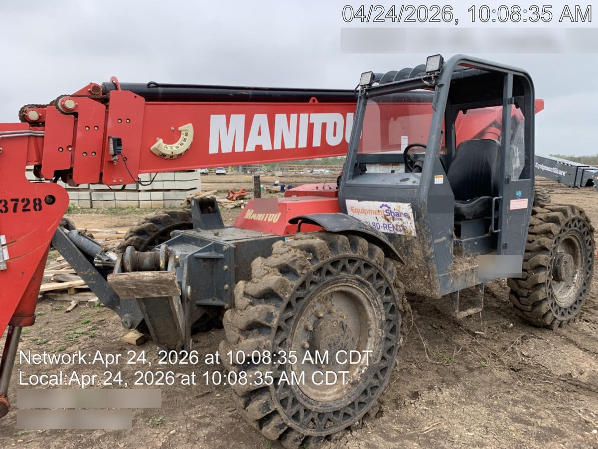 2018 Manitou MTA10055 MTA10055 - 120 HP T4, Canopy, Worklights/Strobe, Beacon, 66" Carriage, 60" Forks, Solid Tires, Lift Hook, Aux Hydraulics