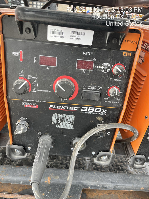 2021 LINCOLN ELECTRIC FLEXTEC 350X