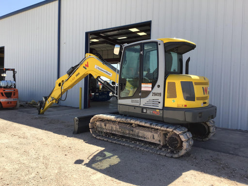 2019 Wacker Neuson ET90 Enclosed Cab, Hybrid Tracks, Long Dipperstick, T4, Hydraulic Thumb w/Manual QC, Buckets: 18/24/36"