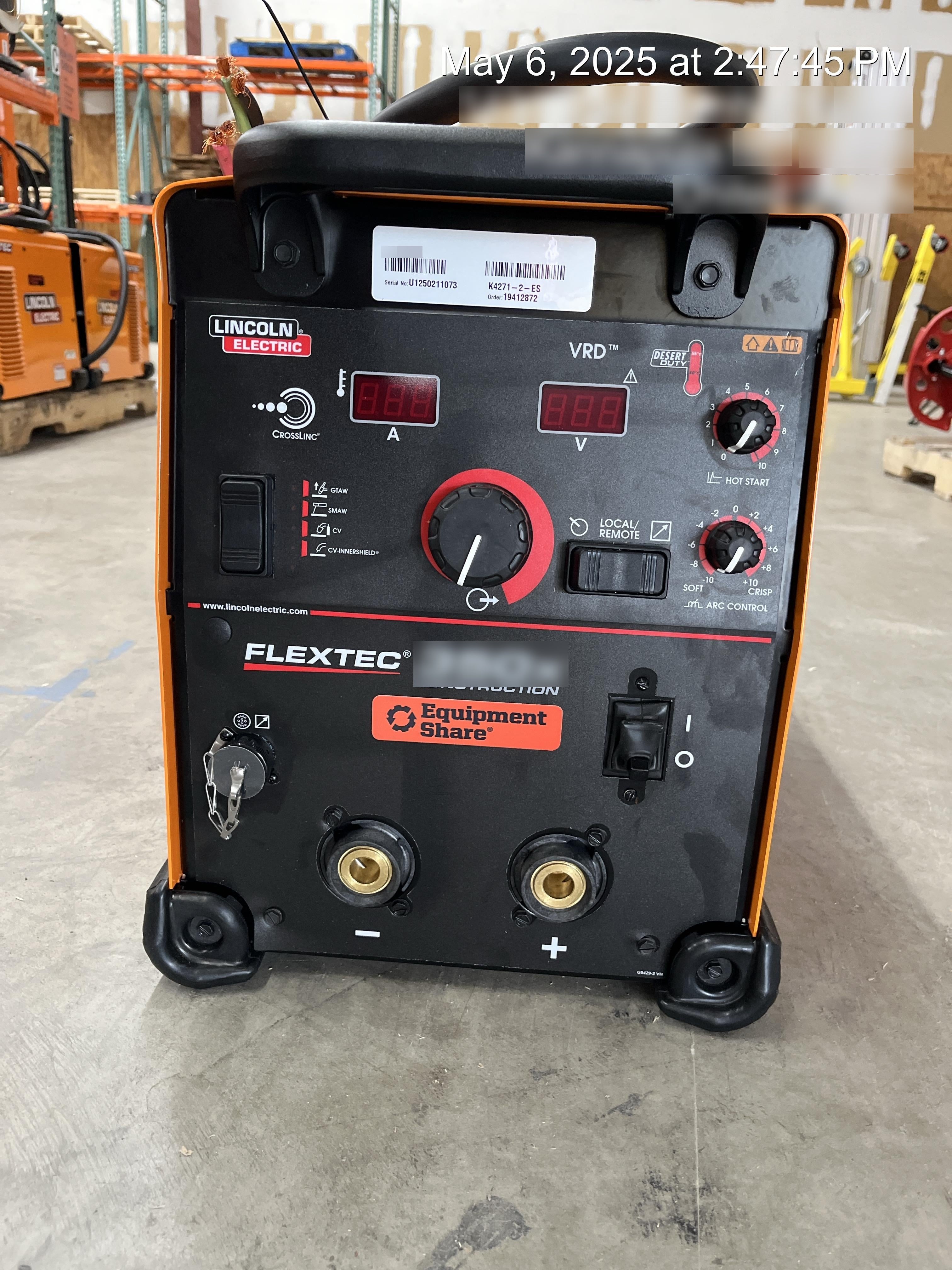 2025 LINCOLN ELECTRIC FLEXTEC 350X