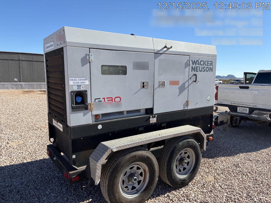2019 WACKER NEUSON G130