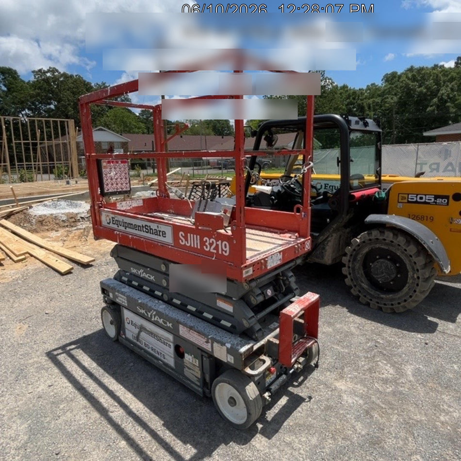 2019 Skyjack SJIII-3219 Standard Options, Trojan Batteries