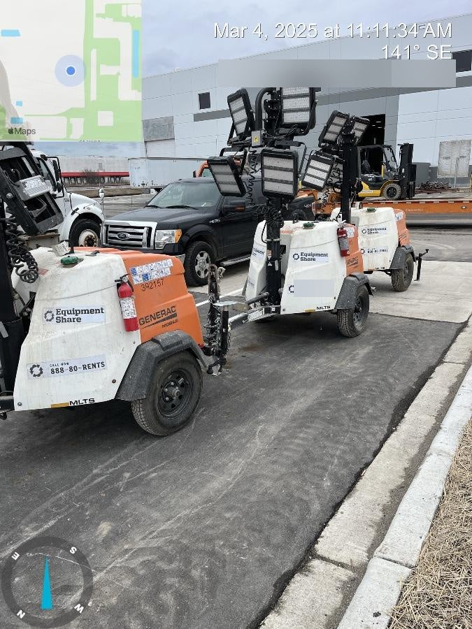 2024 Generac MLT2 Diesel, Flex Switch 120V Input, Powerzone Controller, 
(4) 320W LED Lights, 4kW Generator, 39.9 Gal Fuel Tank, 2" Ball, T3