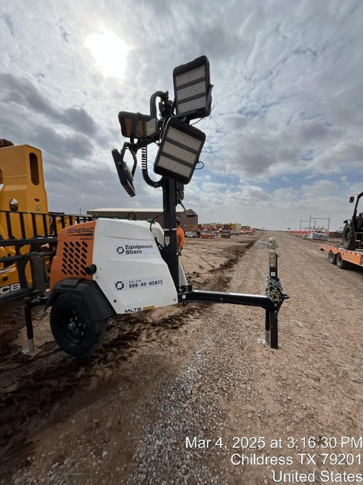 2023 Generac MLT2 Diesel, Flex Switch 120V Input, Powerzone Controller, (4) 320W LED Lights, 4kW Generator, 39.9 Gal Fuel Tank, 2" Ball, T3