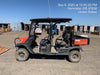 2022 Kubota RTV-X1140W-H Plastic Canopy, Windshield Acrylic Clear, LED Strobe Light, Wire Harness Kit, Back up Alarm