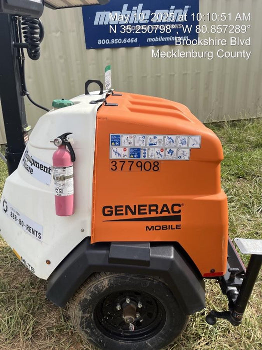 2023 Generac MLT2 Diesel, Flex Switch 120V Input, Powerzone Controller, 
(4) 320W LED Lights, 4kW Generator, 39.9 Gal Fuel Tank, 2" Ball, T3
