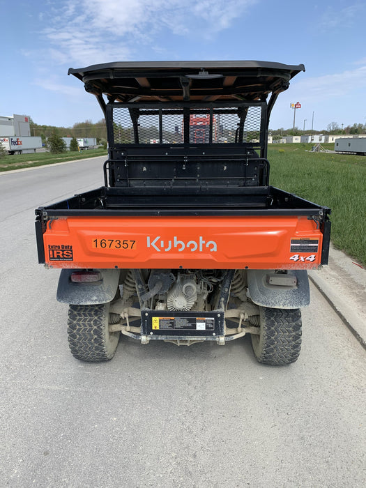 2022 Kubota RTV-X1140W-H Plastic Canopy, Windshield Acrylic Clear, LED Strobe Light, Wire Harness Kit, Back up Alarm