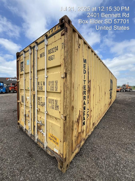 2021 CONEX Storage Container 8'x8'x40'