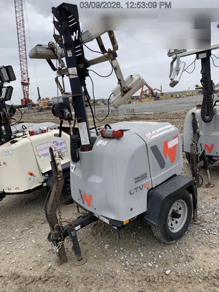 2019 Wacker Neuson LTV6K-LED LTV6K Light Tower, LED 300W, Telematics EQ SH Kubota