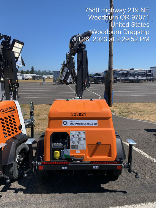 2023 Generac MLT2 Diesel, Flex Switch 120V Input, Powerzone Controller, (4) 320W LED Lights, 4kW Generator, 39.9 Gal Fuel Tank, 2" Ball, T3