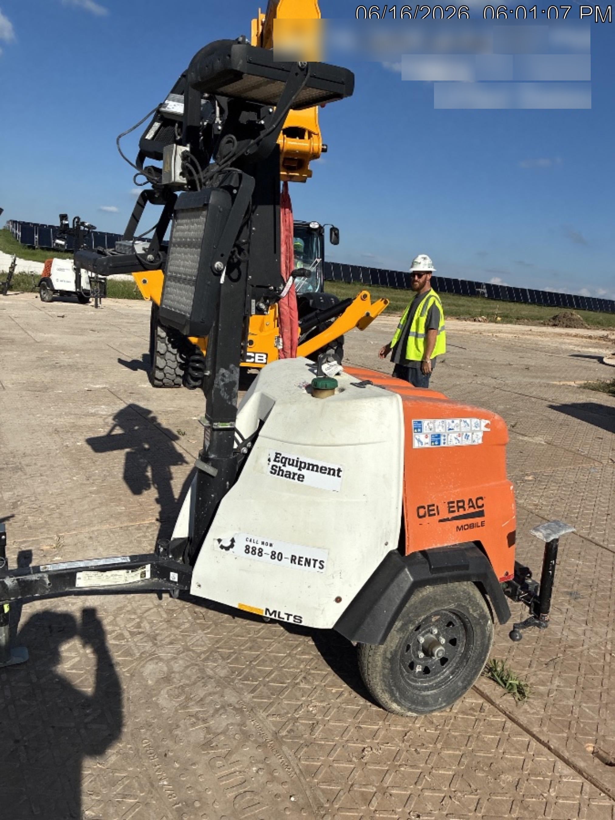 2024 Generac MLT2 Diesel, Flex Switch 120V Input, Powerzone Controller, 
(4) 320W LED Lights, 4kW Generator, 39.9 Gal Fuel Tank, 2" Ball, T3
