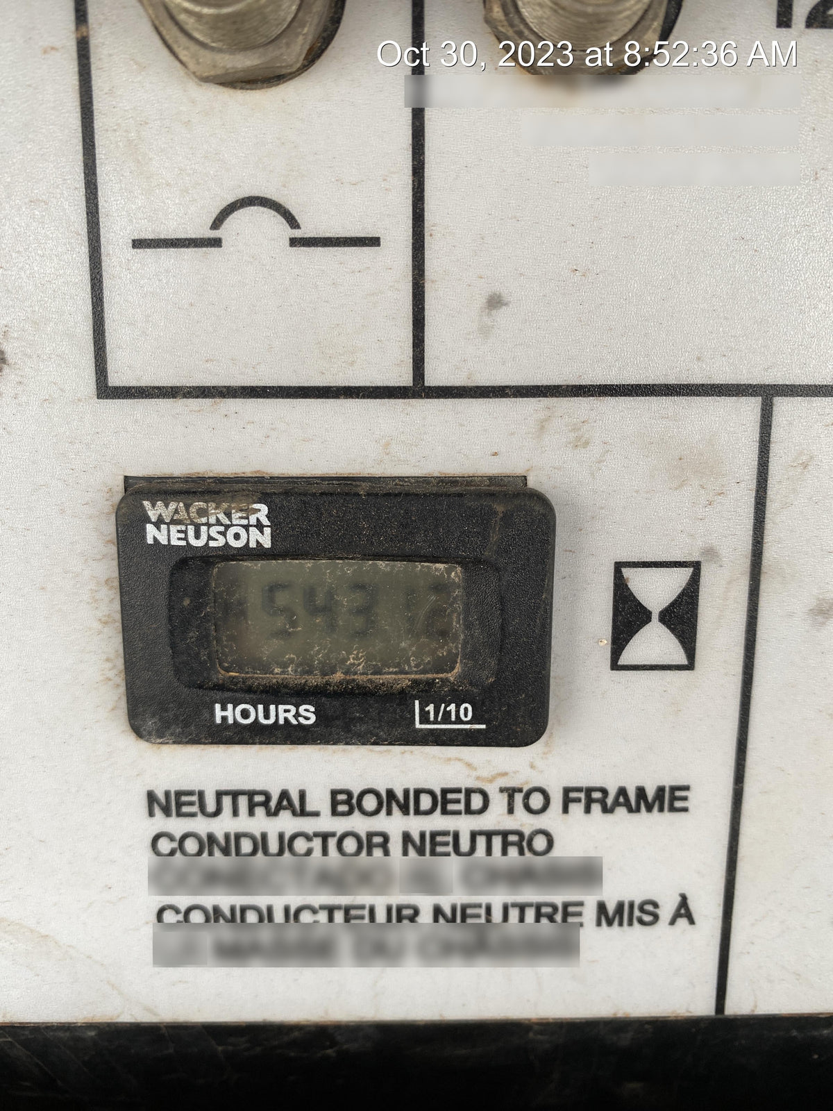 2019 Wacker Neuson LTV6L-MH Standard Options, ES Track Hardware, Fuel Level Sensor