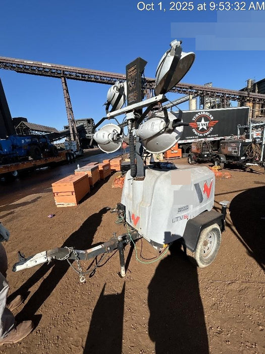 2018 Wacker Neuson LTV6L-MH Wacker Neuson LTV6L Mobile Light Tower w/Fuel Level Sensor Installed