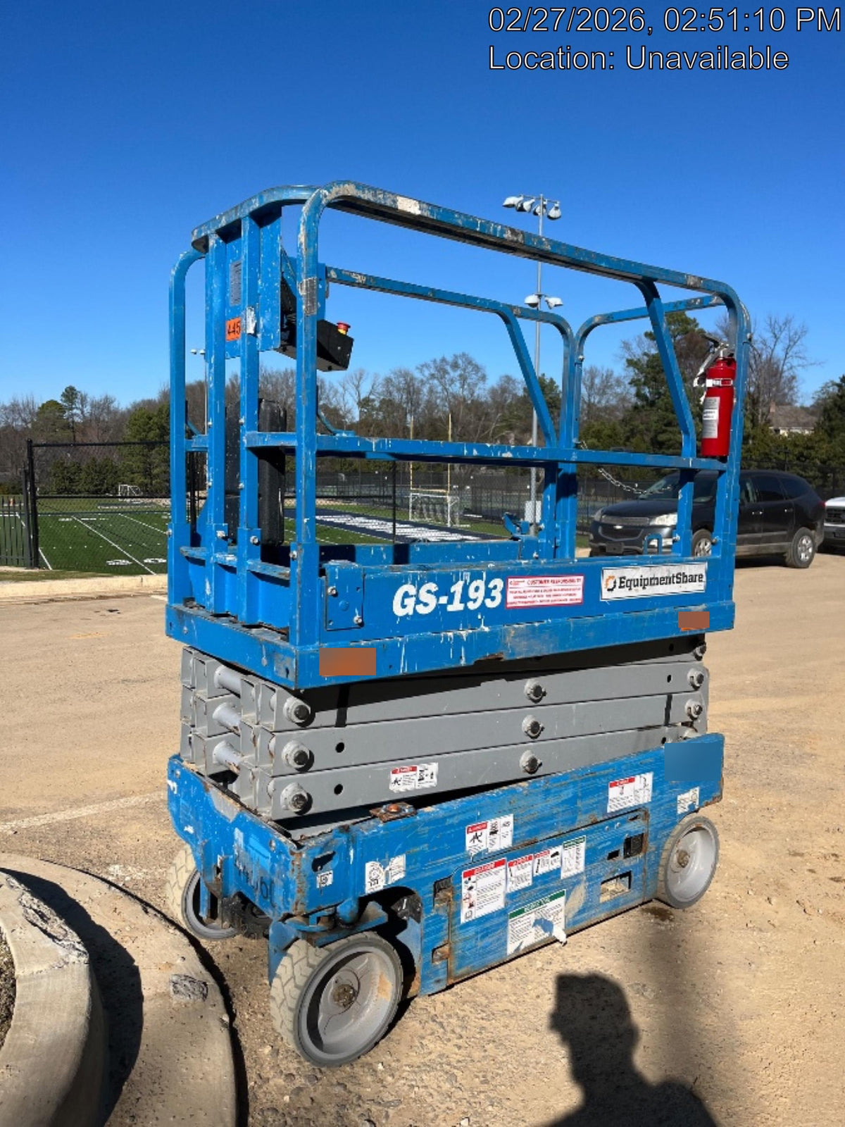 2019 Genie GS-1930 Fixed rails with chain Entry