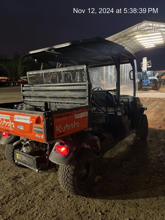 2023 Kubota RTV-X1140W-H 4WD, LED Strobe, Windshield Acrylic Clear, Plastic Canopy, Wire Harness Kit, Backup Alarm