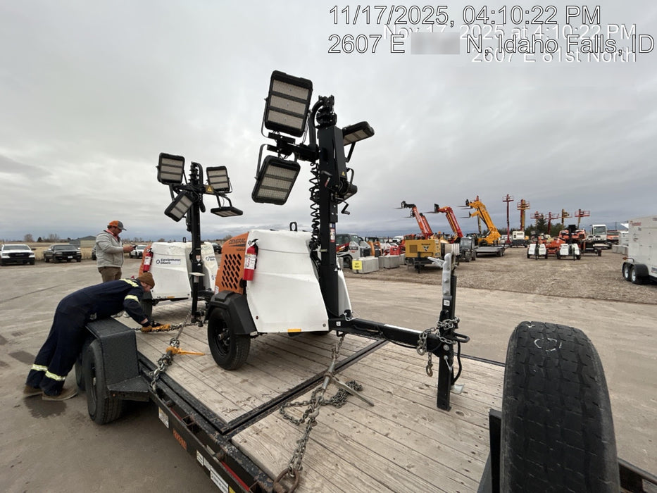 2023 Generac MLT2 Diesel, Flex Switch 120V Input, Powerzone Controller, 
(4) 320W LED Lights, 4kW Generator, 39.9 Gal Fuel Tank, 2" Ball, T3