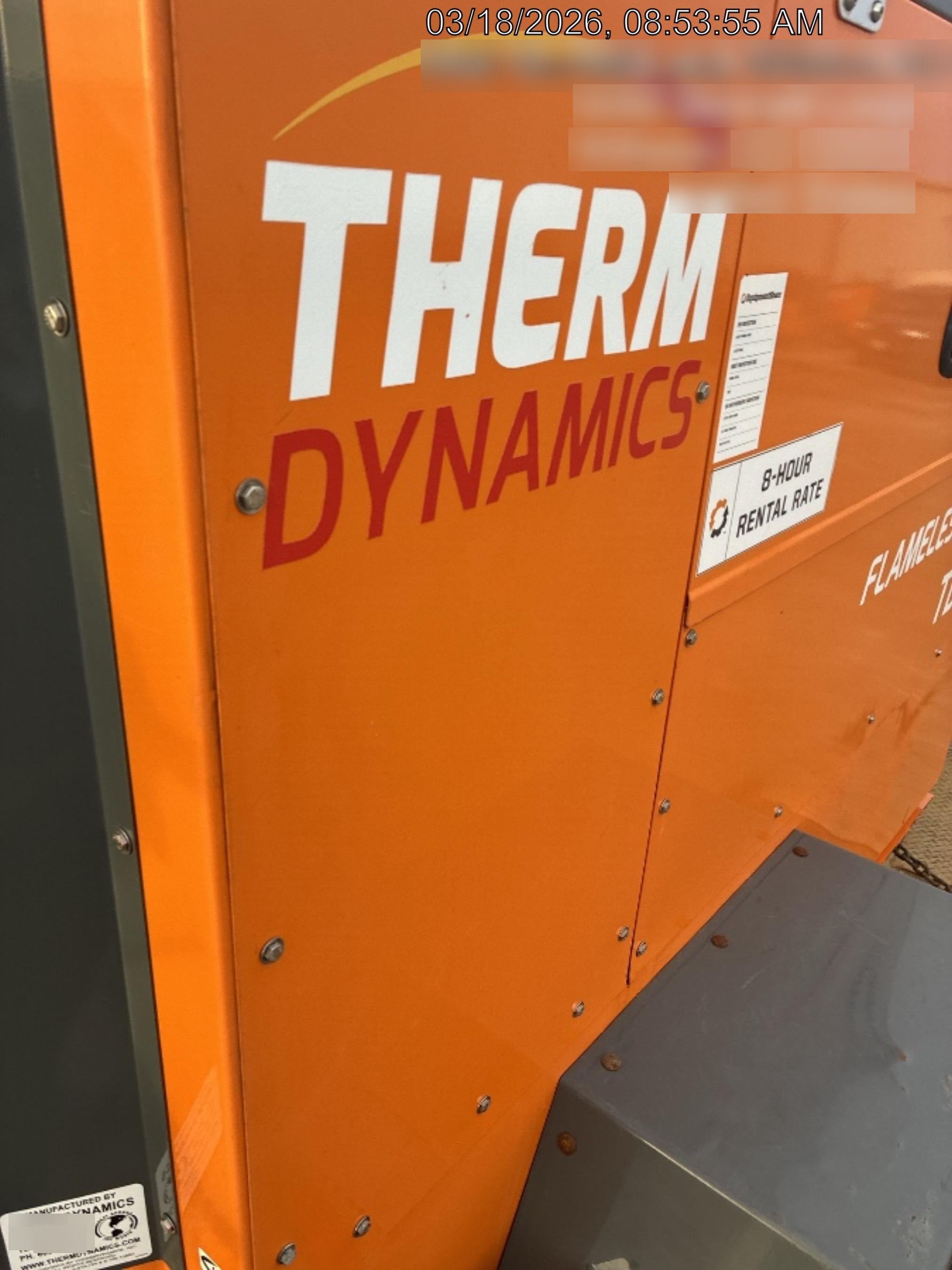 2022 THERM DYNAMICS TD625