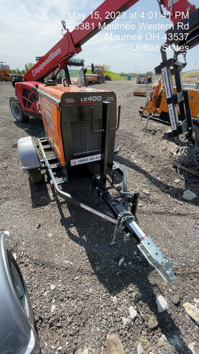 2022 Lincoln Electric LE400 Kubota V1505, Trlr, Cable Rack, Light Kit, ES Decals, T3