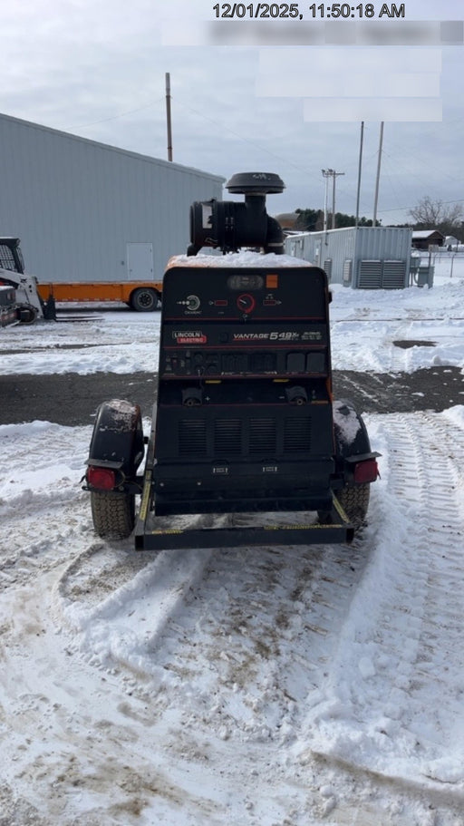 2021 Lincoln Electric Vantage 549X Ready Pak 3, ORANGE (includes trailer, cable rack, fender light kit)