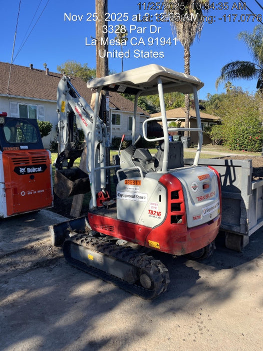 2023 TAKEUCHI TB216R