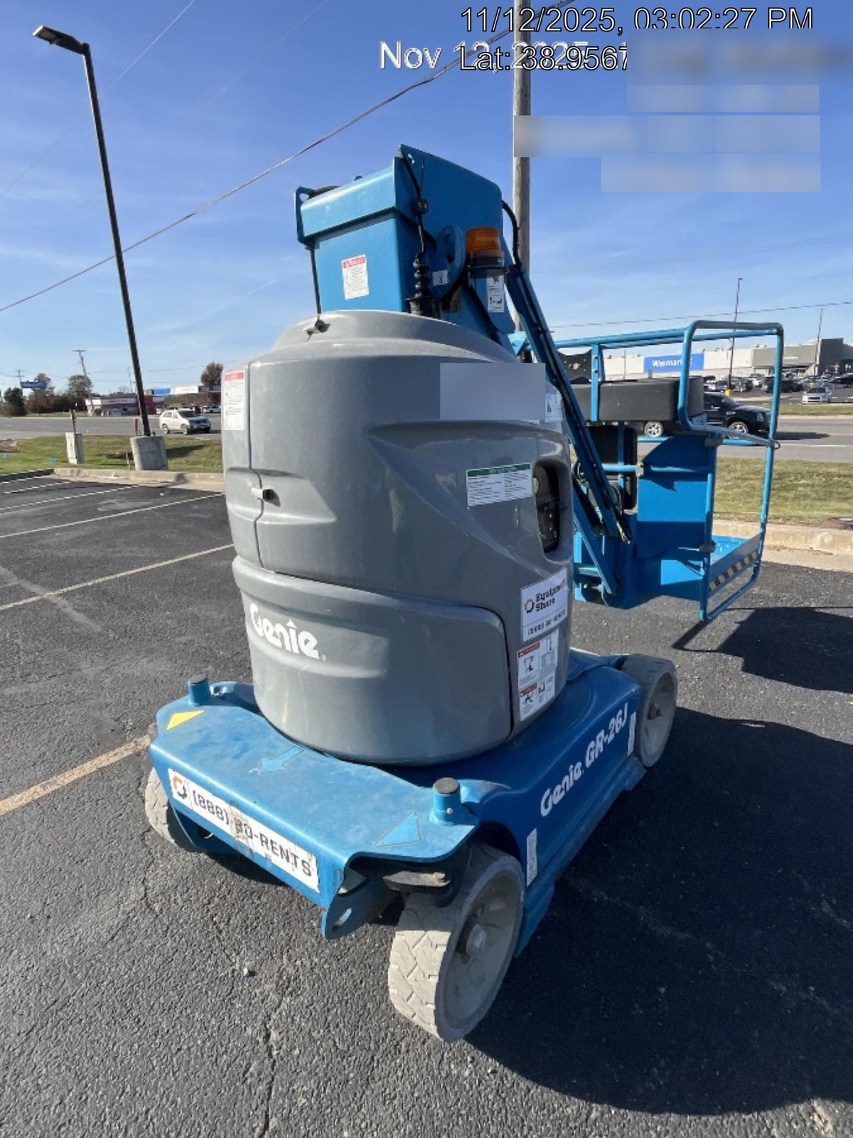 2019 GENIE GR-26J