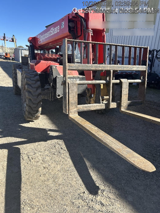 2019 Manitou MTA12042 120hp T4F, Cab/Heat/Air, Cab and Boom LED work lights, Auxiliary Hydraulics, Solid Tires, Amber strobe, Lift Hook 66" Carriage, 60" Forks