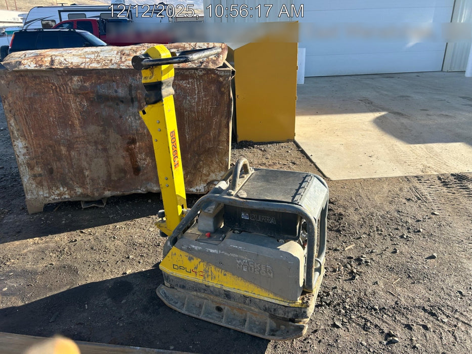 2020 Wacker Neuson DPU4545HEH Reversible Plate Compactor, Diesel