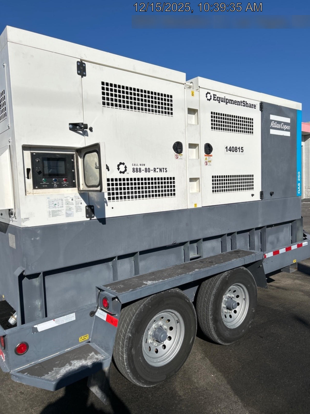 2021 ATLAS COPCO QAS250