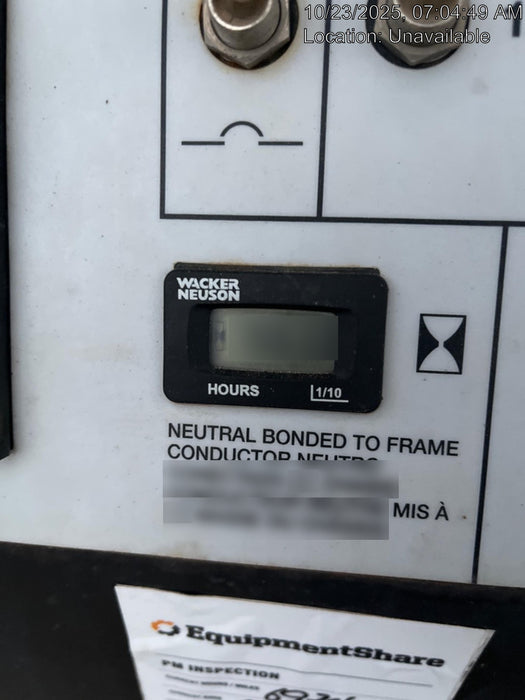 2019 Wacker Neuson LTV6L-MH Wacker Neuson LTV6 Standard Options, ES Track Hardware, Fuel Level Sensor
