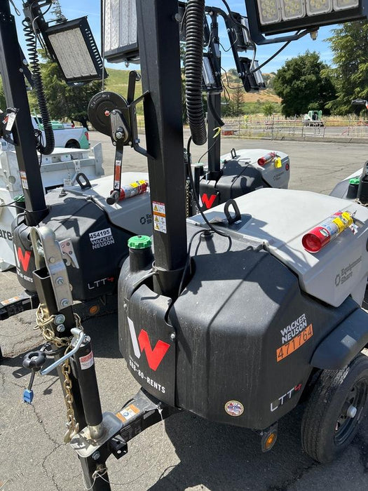 2024 Wacker Neuson LTT4 Diesel, Kohler KDW702, Deep Sea Controller, Auto Start, LED 320W, Bypass Outlet, T3