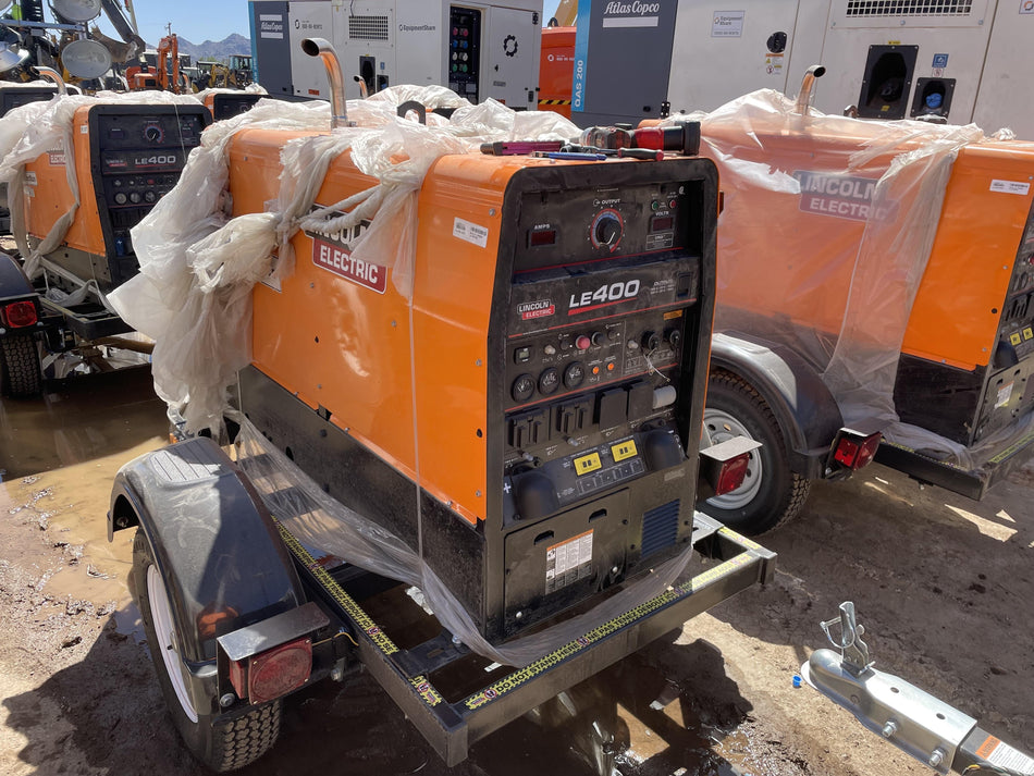 2023 Lincoln Electric LE400 Kubota V1505, Trlr, Cable Rack, Light Kit, ES Decals, T3