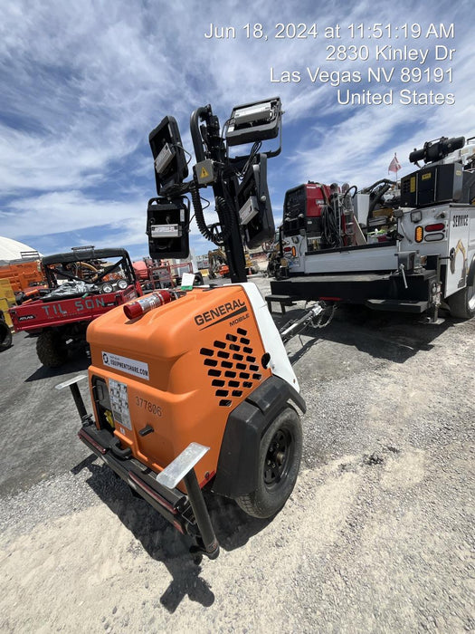 2023 Generac MLT2 Diesel, Flex Switch 120V Input, Powerzone Controller, 
(4) 320W LED Lights, 4kW Generator, 39.9 Gal Fuel Tank, 2" Ball, T3