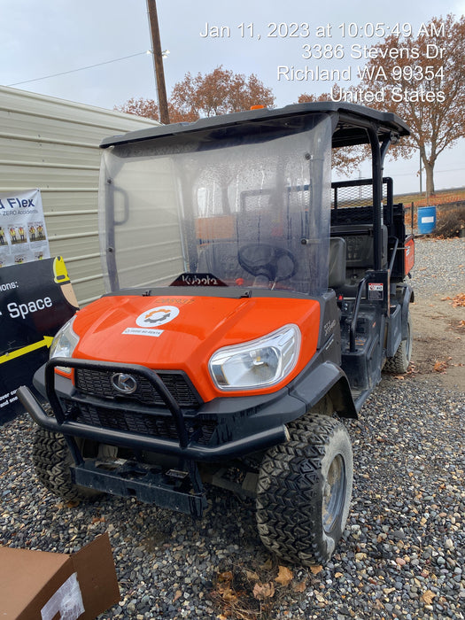 2022 Kubota RTV-X1140W-H Plastic Canopy, Windshield Acrylic Clear, LED Strobe Light, Wire Harness Kit, Back up Alarm