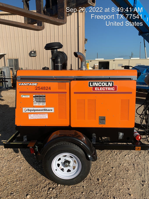 2022 Lincoln Electric Vantage 549X Crosslink Technology, Trailer Mounted, ES Decals, T3