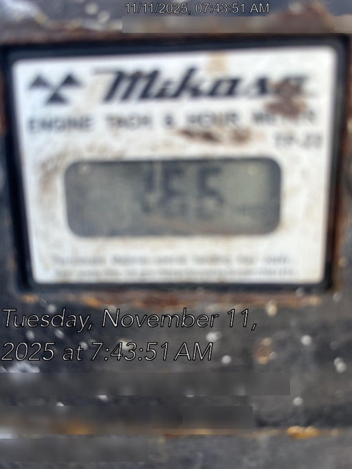 2023 Multiquip MV308GH Honda GX270, 18" Plate, Tachometer