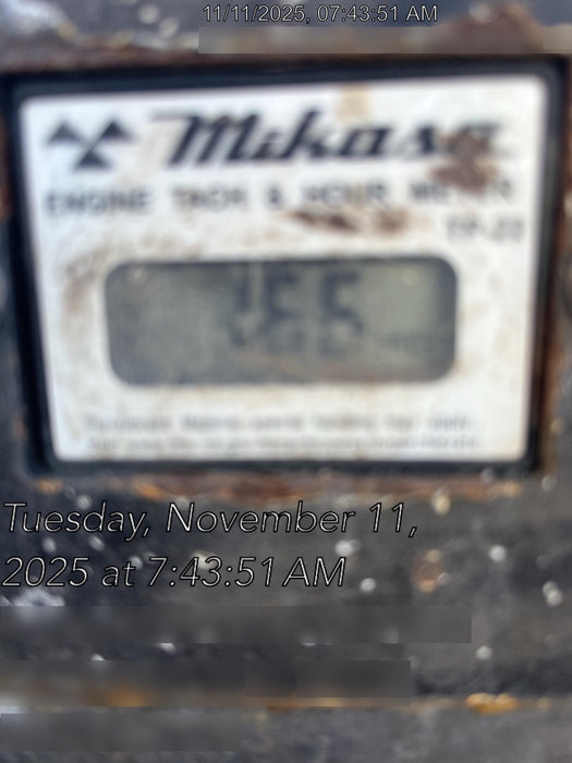 2023 Multiquip MV308GH Honda GX270, 18" Plate, Tachometer