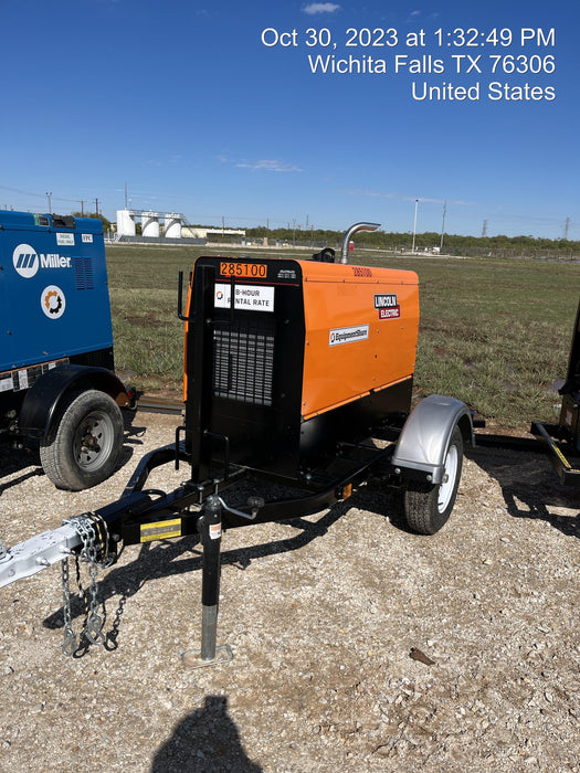 2022 Lincoln Electric LE400 Kubota V1505, Trlr, Cable Rack, Light Kit, ES Decals, T3