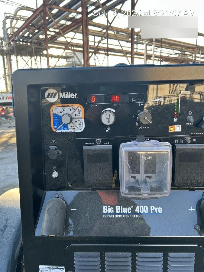2025 MILLER ELECTRIC BIG BLUE 400