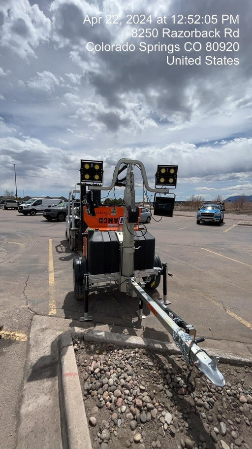 2023 Wanco WLTT-4MM4K Diesel, Deep Sea Controller, Shore Power Plug, Auto Start, (4) 350W LED Floodlights, 4kW Generator, 60 Gal Fuel Tank, 2" Ball, T3