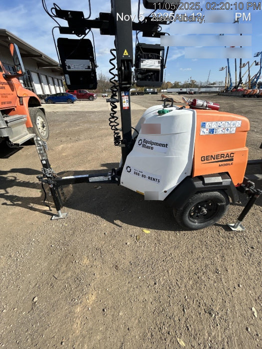 2024 Generac MLT2 Diesel, Flex Switch 120V Input, Powerzone Controller, 
(4) 320W LED Lights, 4kW Generator, 39.9 Gal Fuel Tank, 2" Ball, T3