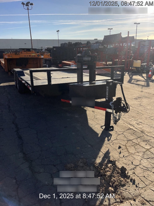 2025 TEXAS PRIDE TRAILERS 21' Lowboy Gravity Tilt Bed 14K Bumper Pull Trailer