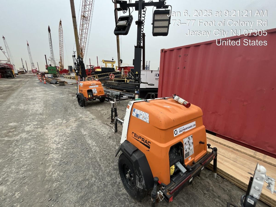 2023 Generac MLT2 Diesel, Flex Switch 120V Input, Powerzone Controller, 
(4) 320W LED Lights, 4kW Generator, 39.9 Gal Fuel Tank, 2" Ball, T3