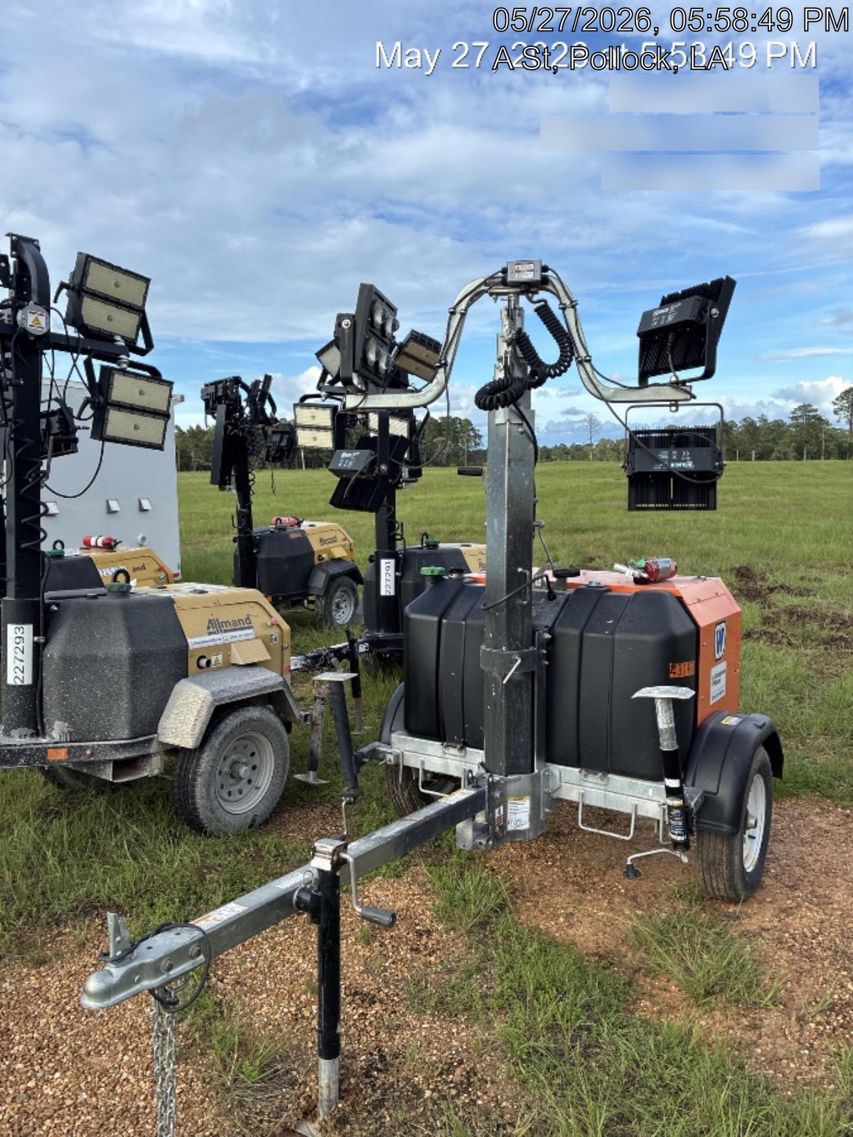 2024 Wanco WLTT-4MM4K Diesel, Deep Sea Controller, Shore Power Plug, Auto Start, (4) 350W LED Floodlights, 4kW Generator, 60 Gal Fuel Tank, 2" Ball, T3