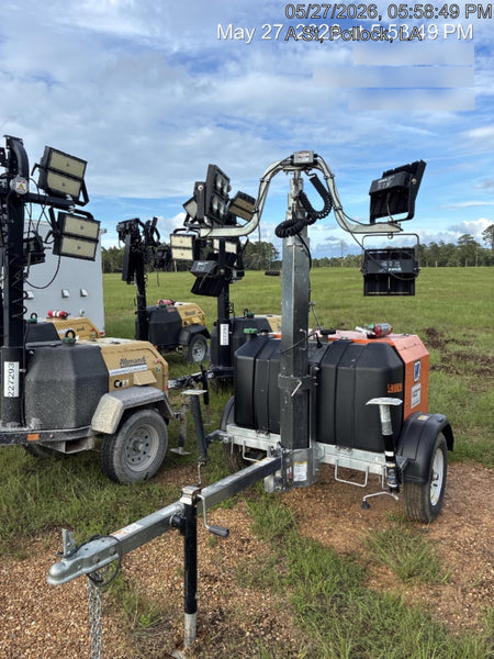 2024 Wanco WLTT-4MM4K Diesel, Deep Sea Controller, Shore Power Plug, Auto Start, (4) 350W LED Floodlights, 4kW Generator, 60 Gal Fuel Tank, 2" Ball, T3