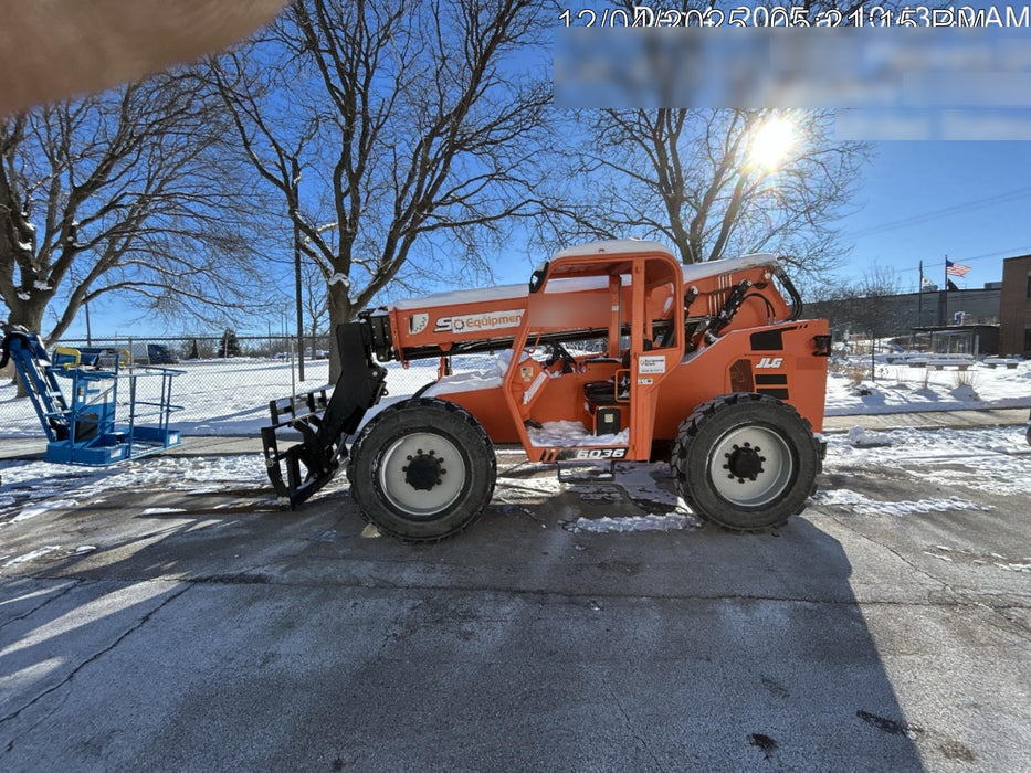 2019 Skytrak 6036 Canopy, Solid Tires, LED Work Lights, Beacon