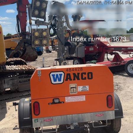 2024 Wanco WLTT-4MM4K Diesel, Mitsubishi L2E, 9.0HP @1800 rpm, Deep Sea Controller, Shore Power Plug, Auto Start, (4) 350W LED Floodlights, 4kW Generator, 60 Gal Fuel Tank, 2" Ball, T3