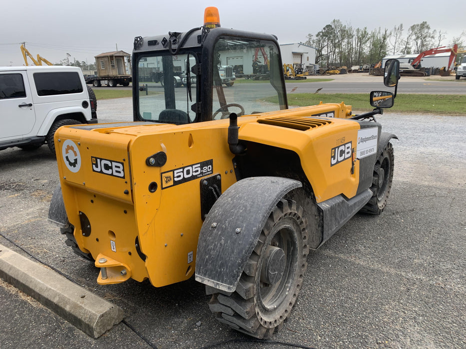 2020 JCB 505-20TC Canopy, Solid Tires, Work Lights, Beacon, Aux Hydraulics, Back up Alarm, ES Decals