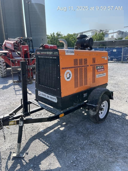 2021 Lincoln Electric Vantage 549X Ready Pak 3, ORANGE (includes trailer, cable rack, fender light kit)
